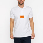 Keith Short Sleeve Polo Shirt // White (3XL)