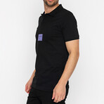 Brian Short Sleeve Polo Shirt // Black (2XL)