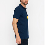 George Short Sleeve Polo Shirt // Navy (M)