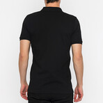 Brian Short Sleeve Polo Shirt // Black (M)