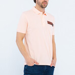Short Sleeve Polo Shirt // Pink (2XL)