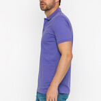 Daniel Short Sleeve Polo Shirt // Purple (L)