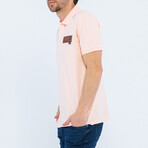 Short Sleeve Polo Shirt // Pink (XL)