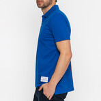 David Short Sleeve Polo Shirt // Sax (M)