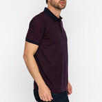 Jerry Short Sleeve Polo Shirt // Bordeaux (S)
