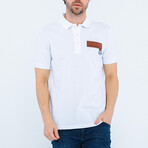 Short Sleeve Polo Shirt // White (L)