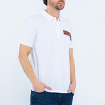 Short Sleeve Polo Shirt // White (3XL)