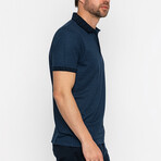 Alexander Short Sleeve Polo Shirt // Indigo (S)