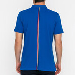 David Short Sleeve Polo Shirt // Sax (S)