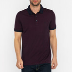 Jerry Short Sleeve Polo Shirt // Bordeaux (L)