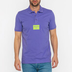 Daniel Short Sleeve Polo Shirt // Purple (3XL)