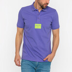 Daniel Short Sleeve Polo Shirt // Purple (M)