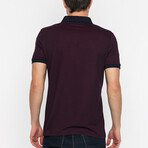 Jerry Short Sleeve Polo Shirt // Bordeaux (XL)