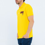Short Sleeve Polo Shirt // Mustard (L)
