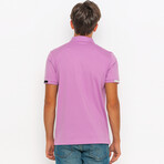 Walter Short Sleeve Polo Shirt // Purple (L)