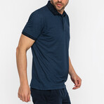 Alexander Short Sleeve Polo Shirt // Indigo (2XL)