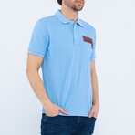 Phillip Short Sleeve Polo Shirt // Light Blue (L)