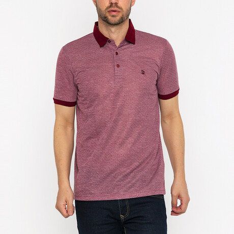 Henry Short Sleeve Polo Shirt // Bordeaux (S)