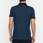 Alexander Short Sleeve Polo Shirt // Indigo (S)