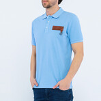 Short Sleeve Polo Shirt // Light Blue (XL)