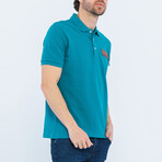 Noah Short Sleeve Polo Shirt // Oil (M)