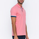 Wayne Short Sleeve Polo Shirt // Pink (3XL)