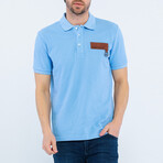 Short Sleeve Polo Shirt // Light Blue (M)