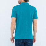 Short Sleeve Polo Shirt // Oil (S)