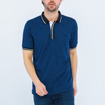 Mason Short Sleeve Polo Shirt // Sax (S)