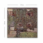 Forestry House in Weissenbach on Attersee-Lake (17.7"H x 17.7"W 1.1"D)