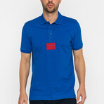 Paul Short Sleeve Polo Shirt // Sax (L)