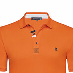 Dylan Short Sleeve Polo Shirt // Orange (L)