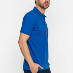 Paul Short Sleeve Polo Shirt // Sax (L)