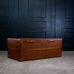 Orient Express Extension Coffee Table Trunk // Cognac