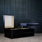 Orient Express Extension Coffee Table Trunk // Black