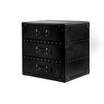 Orient Express 3-Drawer Bureau // Black