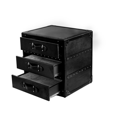 Orient Express 3-Drawer Bureau // Black