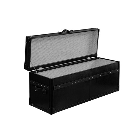 Orient Express Low Chest Trunk // Black