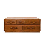 Orient Express 5-Drawer Coffee Table // Cognac