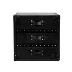 Orient Express 3-Drawer Bureau // Black