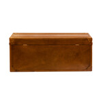 Orient Express Low Chest Trunk // Cognac