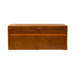 Orient Express Low Chest Trunk // Cognac