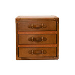 Orient Express 3-Drawer Bureau // Cognac