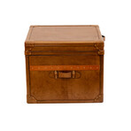 Orient Express Side Trunk // Cognac