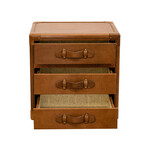 Orient Express 3-Drawer Bureau // Cognac