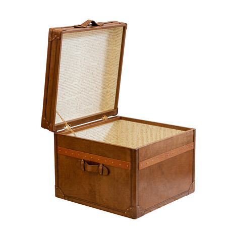 Orient Express Side Trunk // Cognac