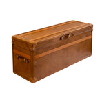 Orient Express Low Chest Trunk // Cognac