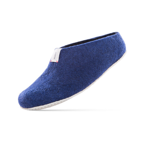 Mel Wool Slipper // Navy Blue (Euro: 40)