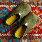 Mel Wool Slipper // Olive Green (Euro: 44)