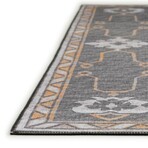 Yuma Southwest Persian Non-Skid Rug // Gray (1'8" x 2'6" Accent Rug)